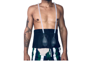 Surgery Drain Holder is designed to hold four drainage tubes securely while showering and walking.