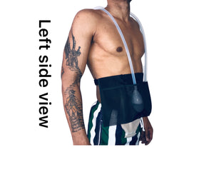 Surgery Drain Holder is designed to hold four drainage tubes securely while showering and walking.